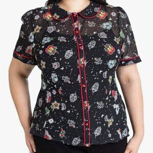 Hell Bunny Lovebird Vintage Retro 50s Rockabilly